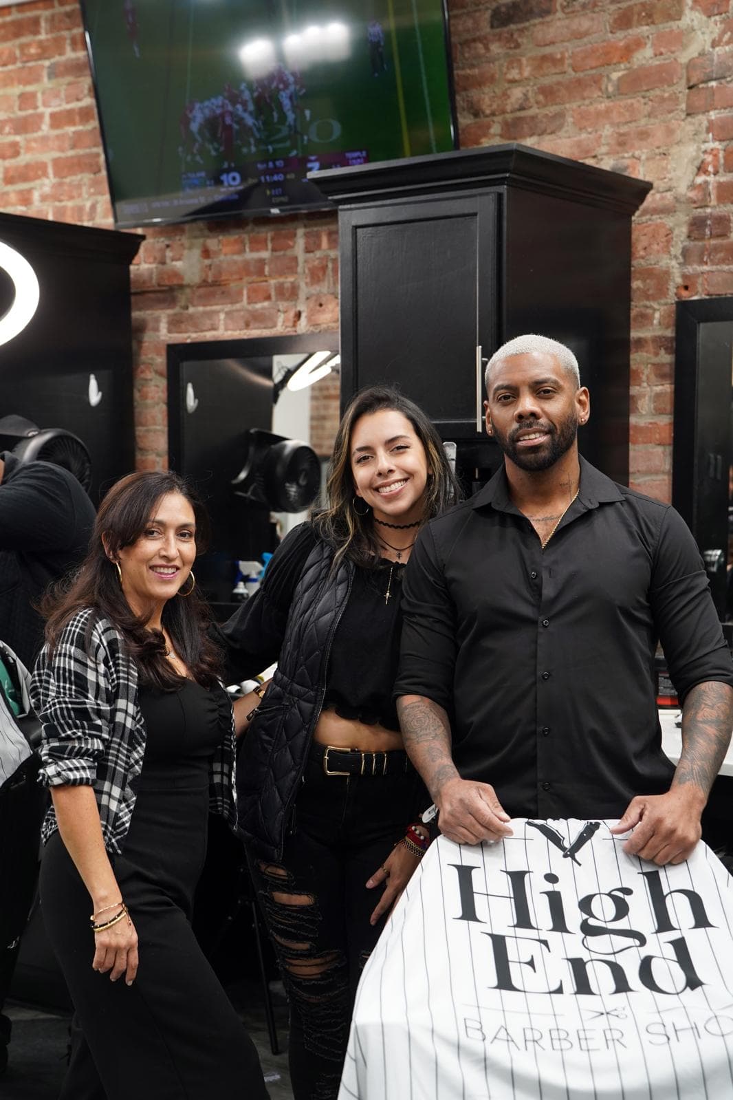 Interior of High End Barbershop Morristown NJ