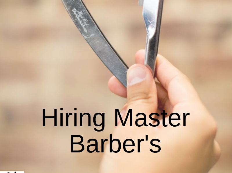 Hiring Master Barbers
